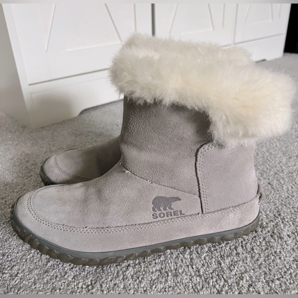 Sorel Out N About Grey Slipper-Boot Hybrid